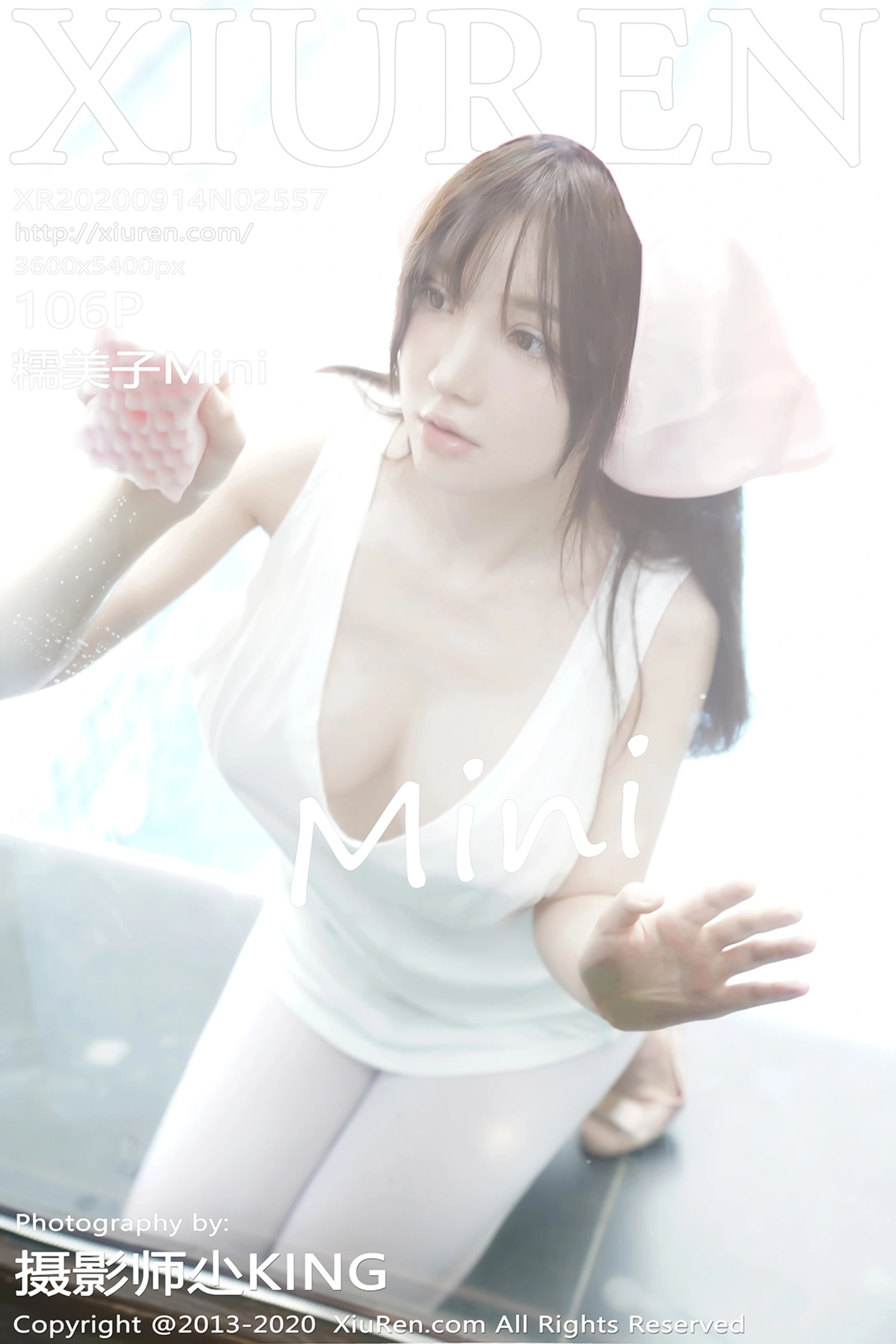 [XiuRen秀人网]No.2557_女神糯美子Mini性感家政女仆主题超薄无内白丝裤袜极致诱惑写真106P-秀人网 - XiuRen.Pro